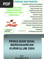 Download Kaidah Penyusunan Soal Evaluasi by War Soe Noe SN134390282 doc pdf