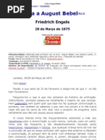 Carta de Engels a August Bebel