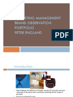 Brand Portfolio of Peter England