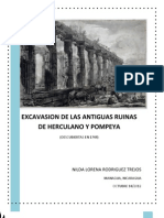 Excavasion de Las Antiguas Ruinas de Herculano y Pompeya - Nilda Rodriguez Trejos