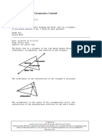 Incenter, Circumcenter, Orthocenter