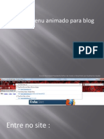 Como Criar Menu Animado