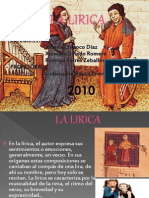 Lírica, sentimientos y figuras literarias en