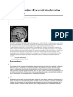 Cómo Estimular El Hemisferio Derecho Del Cerebro