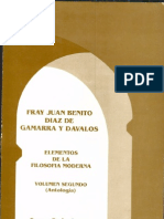 Díaz de Gamarra y Dávalos, Juan Benito - Elementos de Filosofía Moderna, T. II