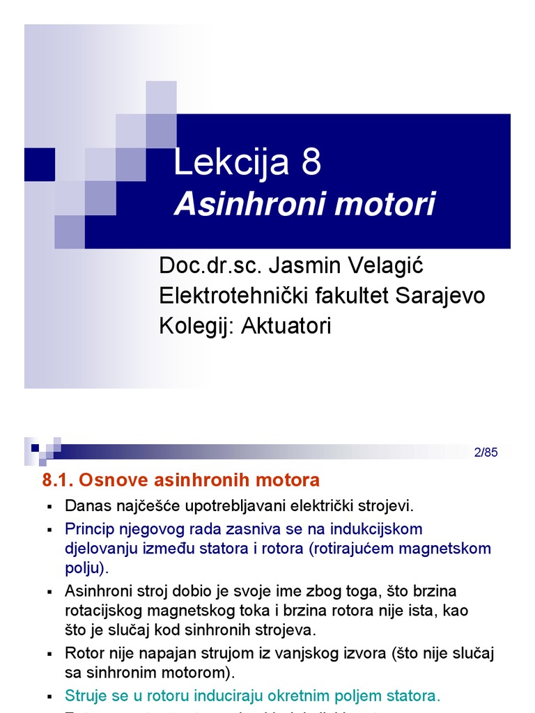 Asinhroni Motori PDF | PDF