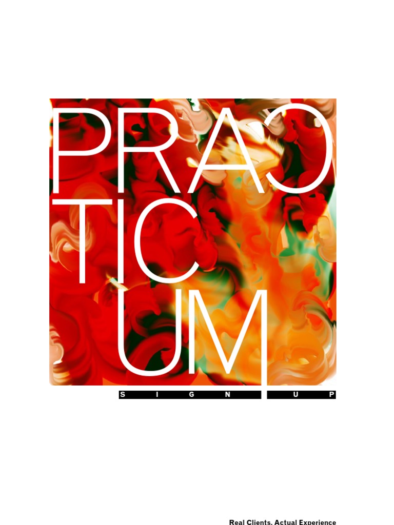 Practicum Poster Print | PDF | Career & Growth | Business