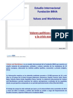 Estudio Internacional Valores políticos‐económicos y la crisis económica 2013 (Fundación BBVA - Values and Worldviews)