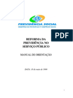 Manual Previdencia Serviço Publico