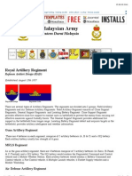 Malaysian Armed Forces Order of Battle Artillery PDF