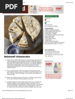 Bakewell Cheesecake Recipe - Recipes - BBC Good Food