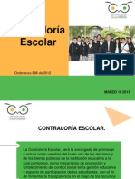 Presentación Contraloria Escolar