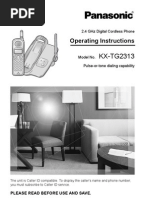 KX-TG2313: Operating Instructions