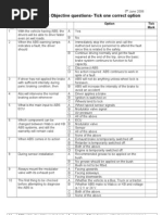 Question Paper For Air Brake