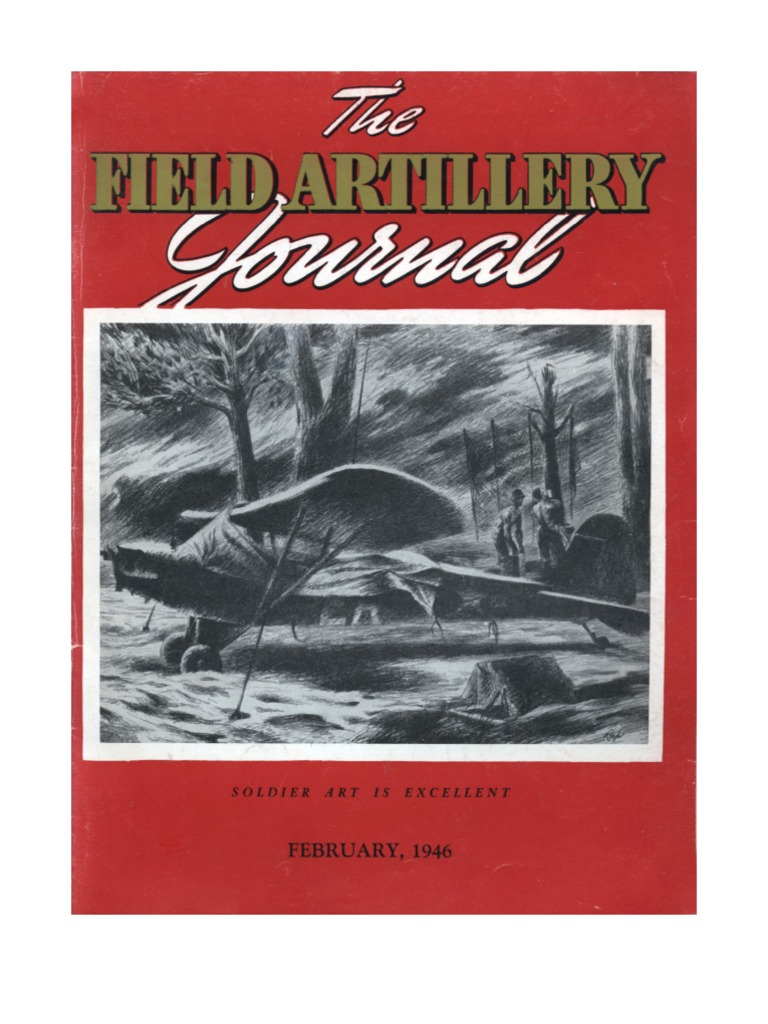 Field Artillery Journal Feb 1946 Anti Tank Warfare Tanks