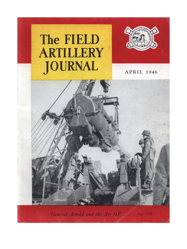 Field Artillery Journal Apr 1946 Henry H. Arnold Artillery