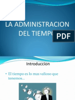 La Administracion Del Tiempo