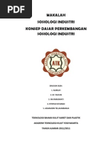 Download MAKALAH Sosiologi Industri by Nursufi Fakhirah Shakila Haura SN134442472 doc pdf