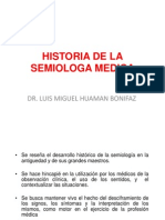 Historia de La Semiologa Medica