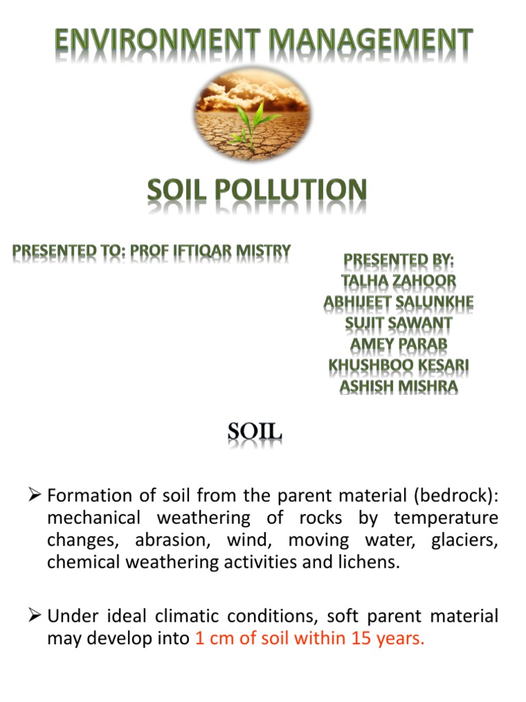 case study on soil pollution pdf