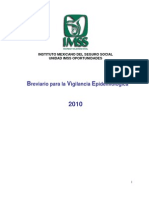Breviario para La Vigilancia Epidemiologica - IMSS Opor 2010