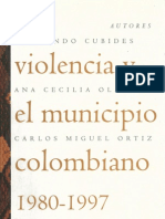 La Violencia y El Municipio Colombiano 1980-1997