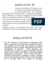 International Classification of Diseases (ICD 10)
