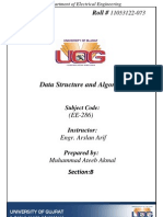 Data Structure and Algorithm Lab: Roll #