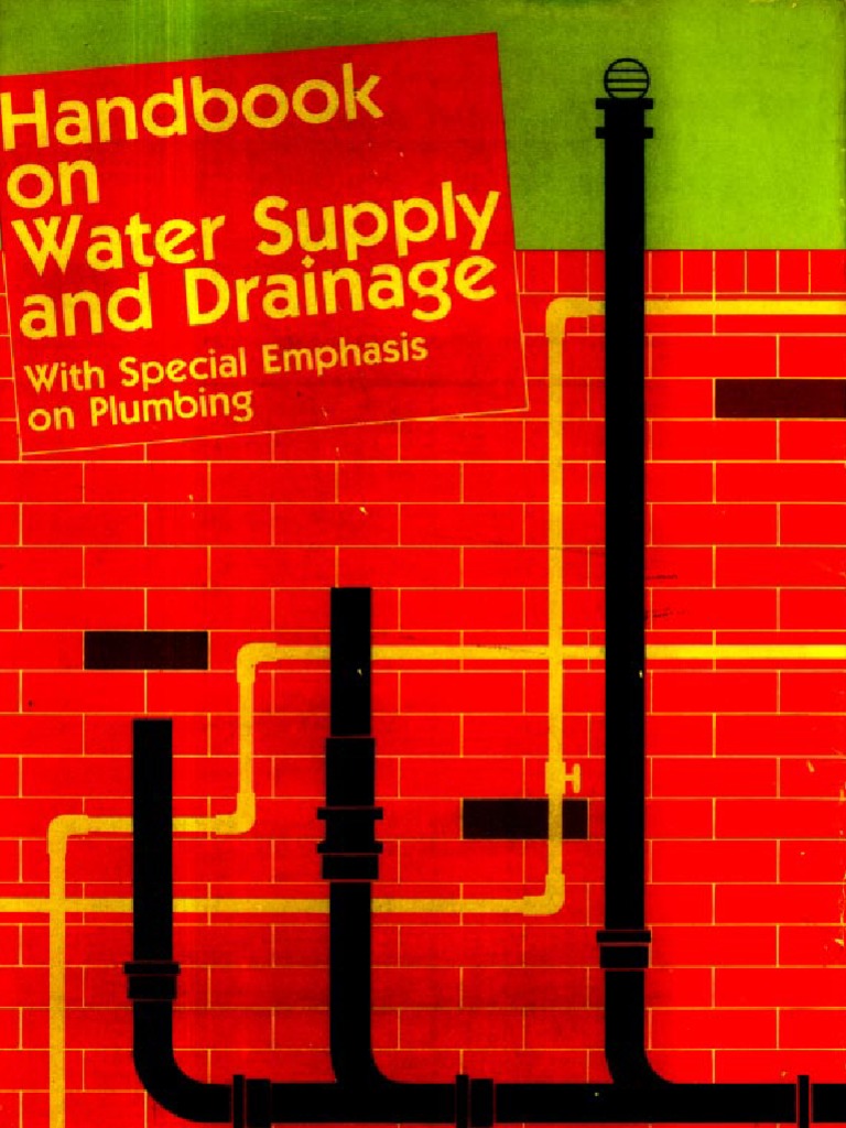 SP35 Handbook On Water Suply Drainage PDF Sanitary Sewer