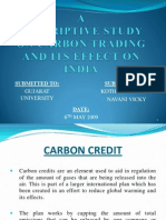 19844771 a Study on Carbon Credit PPT