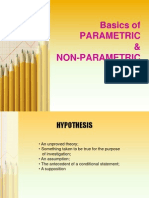 Parametric & Non-Parametric Tests