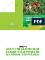 Study on Access to Agriculture Extension Services of Marginalized Farmers 
