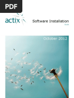 Download Actix Software Installation Guide by Mohammed Hussain Jawad SN134462158 doc pdf