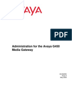 Administration For The Avaya G450