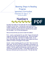 Numbers: Brightly Beaming Steps To Reading Program Preparatory Curriculum