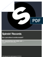 Spinnin Records - Een Aanvullend Verdienmodel?
