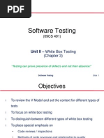 SWTest 04 - White Box Testing