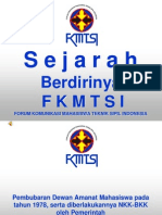 Sejarah Berdirinya FKMTSI