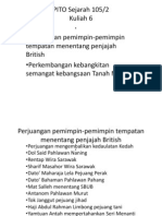 Perjuangan Pemimpin-Pemimpin Tempatan Menentang Penjajah British