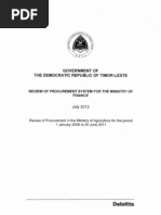 Download Deloitte Audit of Ministry Agriculture Timor-Leste 2012 by Transparency Timor SN134483407 doc pdf