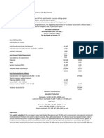 Process Costing Report - Testing Department