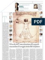 IL MUSEO DEL MONDO 15 - Uomo Vitruviano Di Leonardo Da Vinci - La Repubblica 07.04.2013