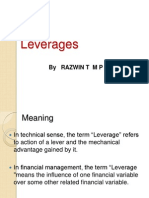 Leverages: by Razwin T M P