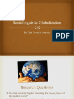 Sociolinguistic Globalization