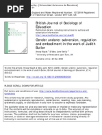 Embodiment, Judith Butler.