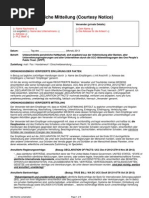 OPPT Courtesy Notice (Future Action - Zukunftsaktion) - 06p0 GERMAN