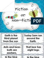Fiction and Non 
Fiction sentences