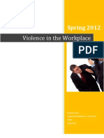 Violence in The Workplace
