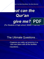 What Can Quran Give Me