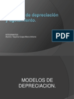 Modelos de Depreciación y Agotamiento. 09